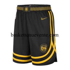 Basket Golden State Warriors Shorts Nike 2023-2024 City Edition Noir Swingman - Homme